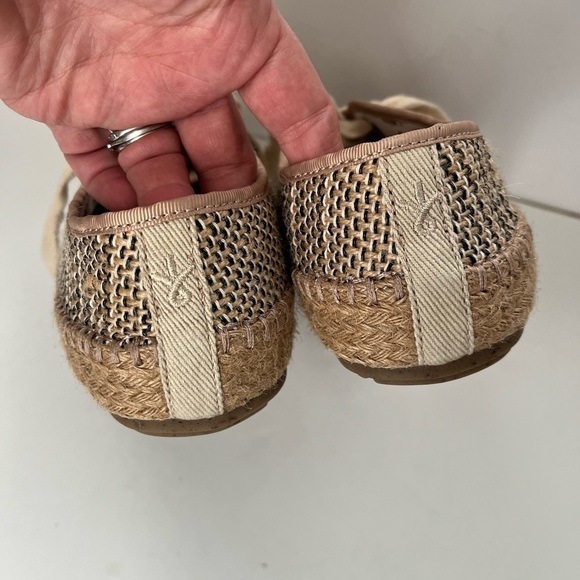 EMU Australia Agonis Mac Espadrille Knit Cotton Jute Gum Sole Coconut W10 - Picture 2 of 14